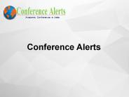 Conference Alerts 2016