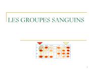 LES GROUPES SANGUINS