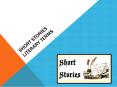 Short Stories Literary Terms PowerPoint PPT Presentation
