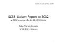 SC38 Liaison Report to SC32 at SC32 meeting, Oct 24-28, 2011 Crete PowerPoint PPT Presentation