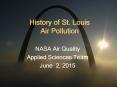 History of St. Louis Air Pollution PowerPoint PPT Presentation