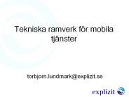Tekniska ramverk f