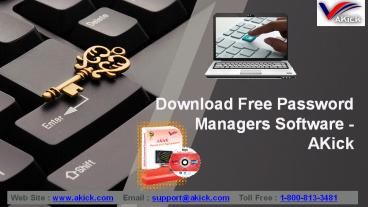 Download Free Password Managers Software - AKick