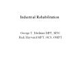 Industrial Rehabilitation PowerPoint PPT Presentation