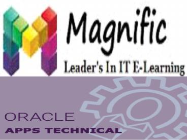 Oracle Apps Technical Online Training in Australia