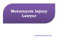 Motorcycle Injury Lawyer PowerPoint PPT Presentation