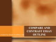 Compare and Contrast Essay Outline