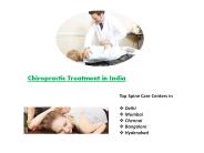 Chiropractic Treatment in India