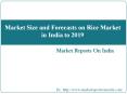 Market Size and Forecasts on Rice Market in India to 2019 PowerPoint PPT Presentation