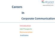 Careers In  Corporate Communication