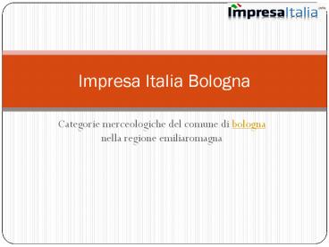 Impresa Italia Bologna