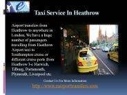 Taxi Service In Heathrow