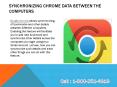 1800-251-4919 Synchronizing Chrome Data between the Computers PowerPoint PPT Presentation