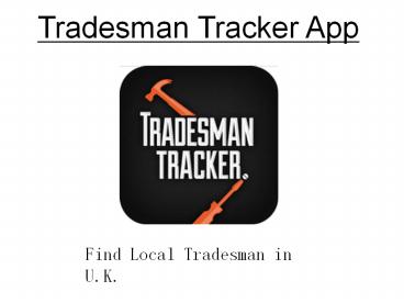 Find a Local Tradesman in U.K. (2)