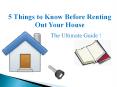 5 Things to know before renting out your Apartment PowerPoint PPT Presentation