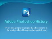 Adobe Photoshop History