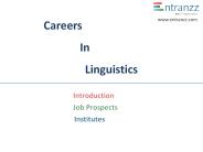 Careers In Linguistics
