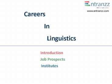 Careers In Linguistics (1)