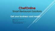 Get your business cards ready