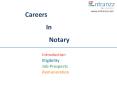 Careers In Notary PowerPoint PPT Presentation