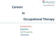 Careers In Occupational Therapy