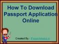Online passport application form PowerPoint PPT Presentation