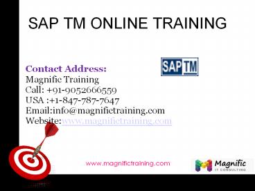SAP TM ONLINR TRAINING IN AUSTRALIA|SOUTH AFRICA|MALAYSIA
