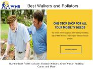 Winnie Walker Rollator: A Great Travel Companion