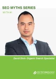SEO Myths Series - Myth #1 - OSTechnology