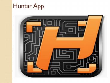 Huntar App