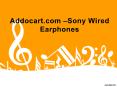 Sony MDR-AS200 Earphone - Blue PowerPoint PPT Presentation