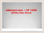 HP V221W 16GB Utility Pen Drive