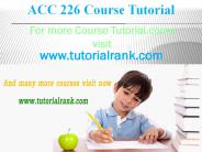 ACC 226 course tutorial / TutorialRank.com (1)