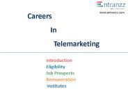 Careers In Telemarketing