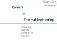 Careers In Thermal Engineering