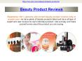beauty product reviews (1) PowerPoint PPT Presentation