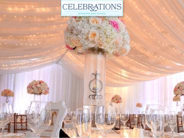 Choose Celebrations for the Perfection International destination Wedding