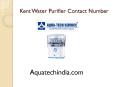 Kent Water Purifier Contact Number