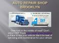 Auto repair shop Brooklyn PowerPoint PPT Presentation