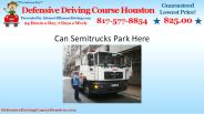 Can Semitrucks Park Here