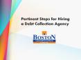 Pertinent Steps for Hiring a Debt Collection Agency PowerPoint PPT Presentation