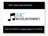 Music instrument store