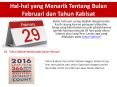 Hal-hal yang Menarik Tentang Bulan Februari dan Tahun Kabisat PowerPoint PPT Presentation