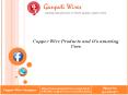 Copper Wire Products and it’s amazing Uses PowerPoint PPT Presentation