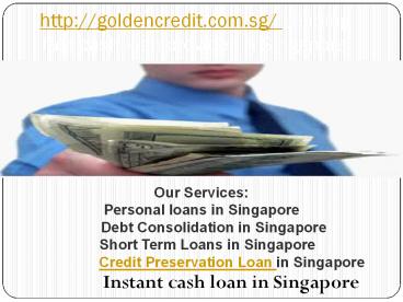 Credit Preservation Loan-Rebuild your credit