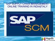 SAP SCM online training in India|Italy
