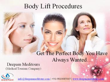 Body Lift Surgery @ Affordable Rate