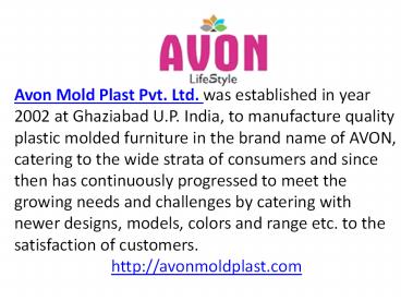 Avon Mold Plast Pvt. Ltd.