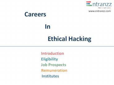 Careers In Ethical Hacking