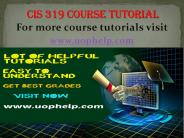 CIS 319 Academic Coachuophelp